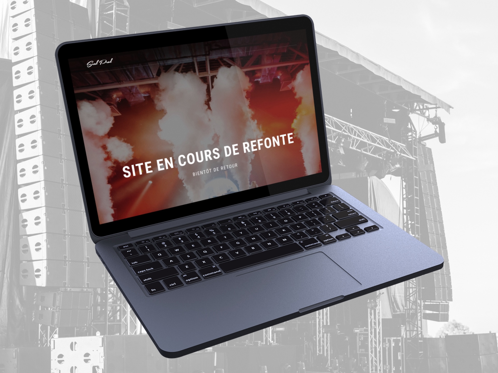 Site vitrine pour un professionnel de l'audiovisuel